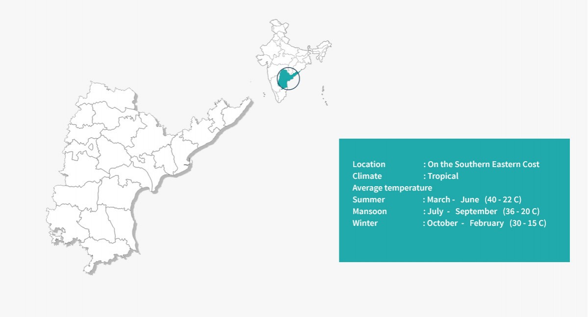 Andhra Pradesh & Telangana Map