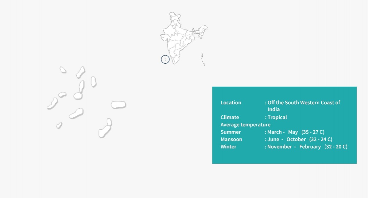 Lakshadweep Map