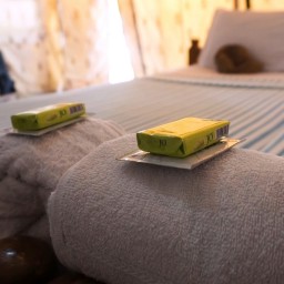 Thinnakara Beach Hut Bedroom